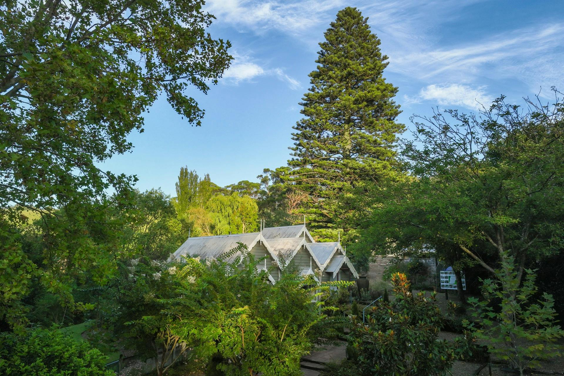 Charming Olive & Velvet Pear Cottages set among gardens, offering peace, privacy and quiet beau
