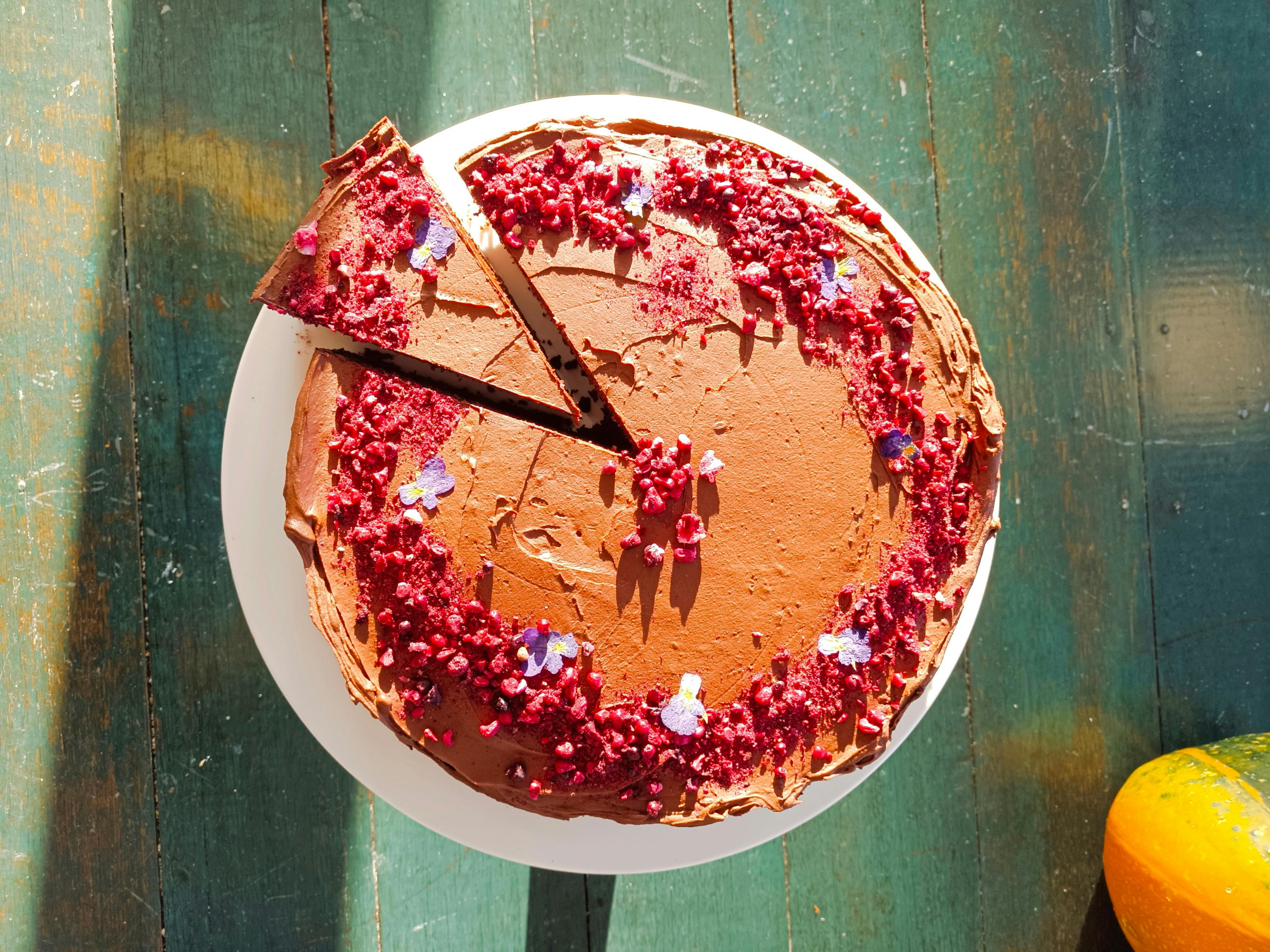 Chocolate Blackberry Espresso Cake - Cake and Honey - Swansea, Tasmania