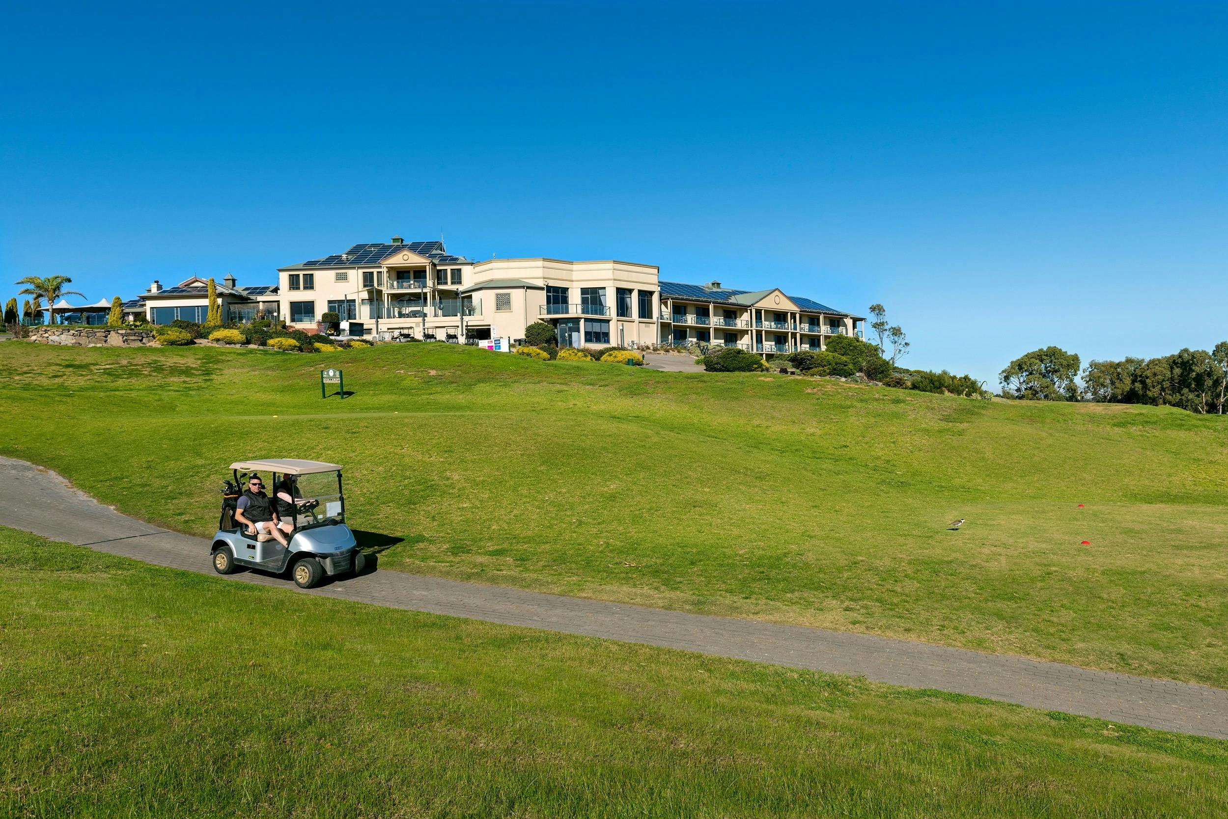 Golf Cart at McCracken Country Club Golf Course