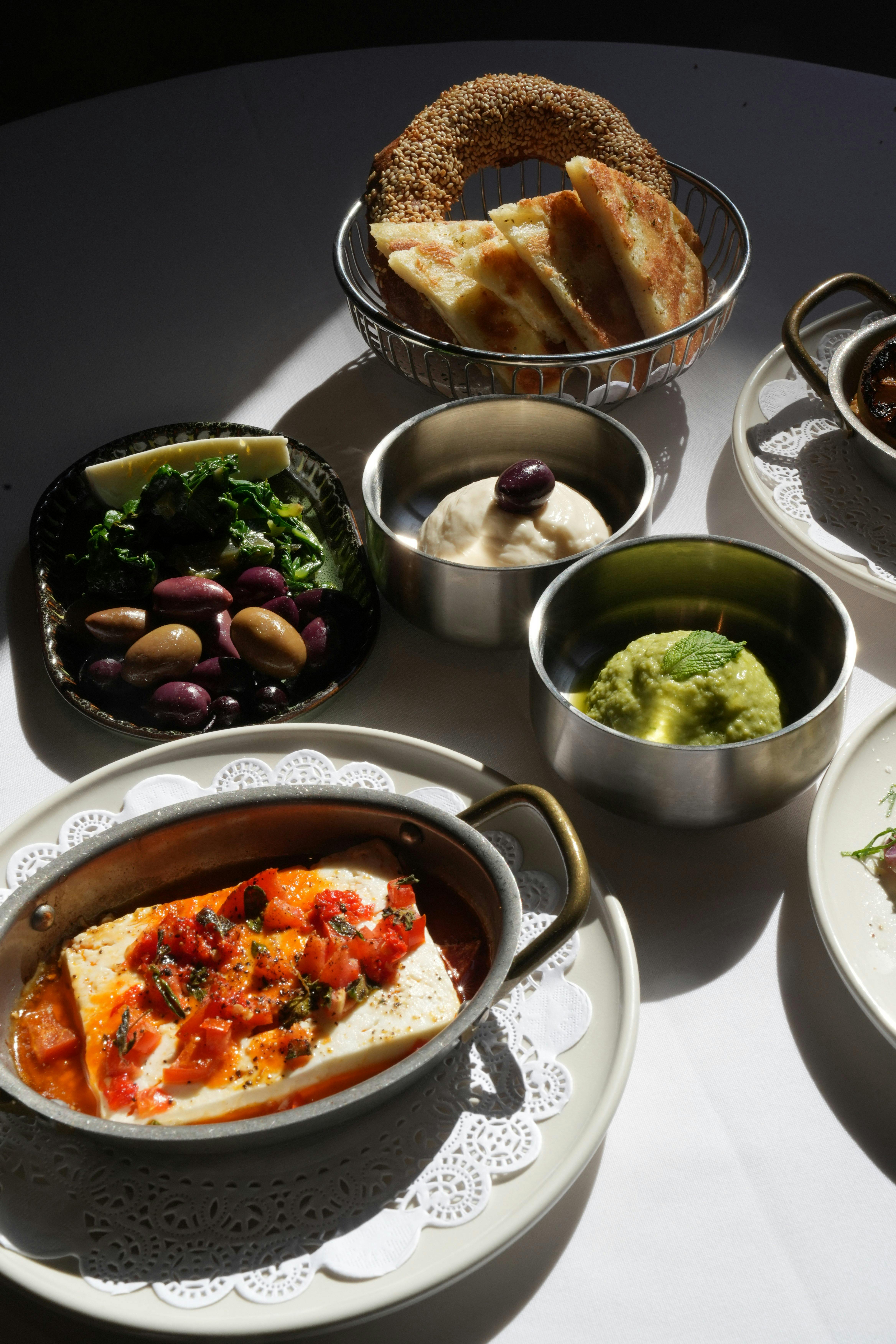 A Greek Meze feast at OMADA Bar & Grill