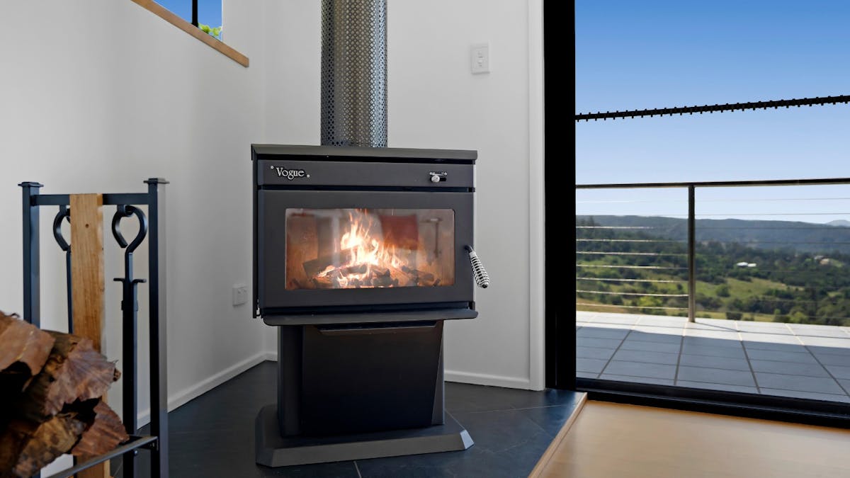 Indoor fireplace to keep you cosy on those chilly nights