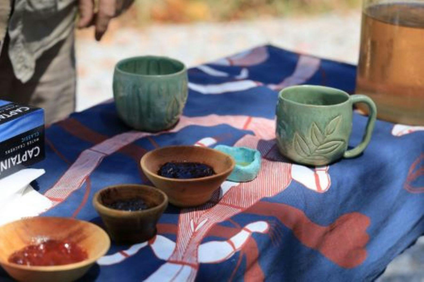 Native tasting Jams and Tea at BushTracks Eco Tours in Agnes Water 1770, Traveller's Rest 1770