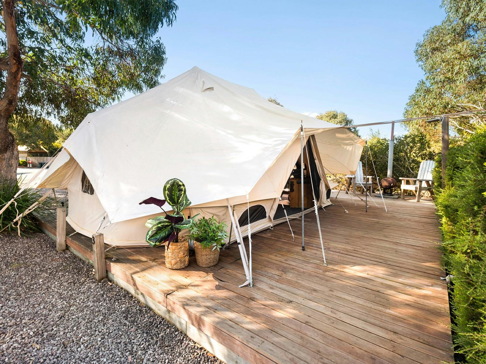 Bell Tent - Outside