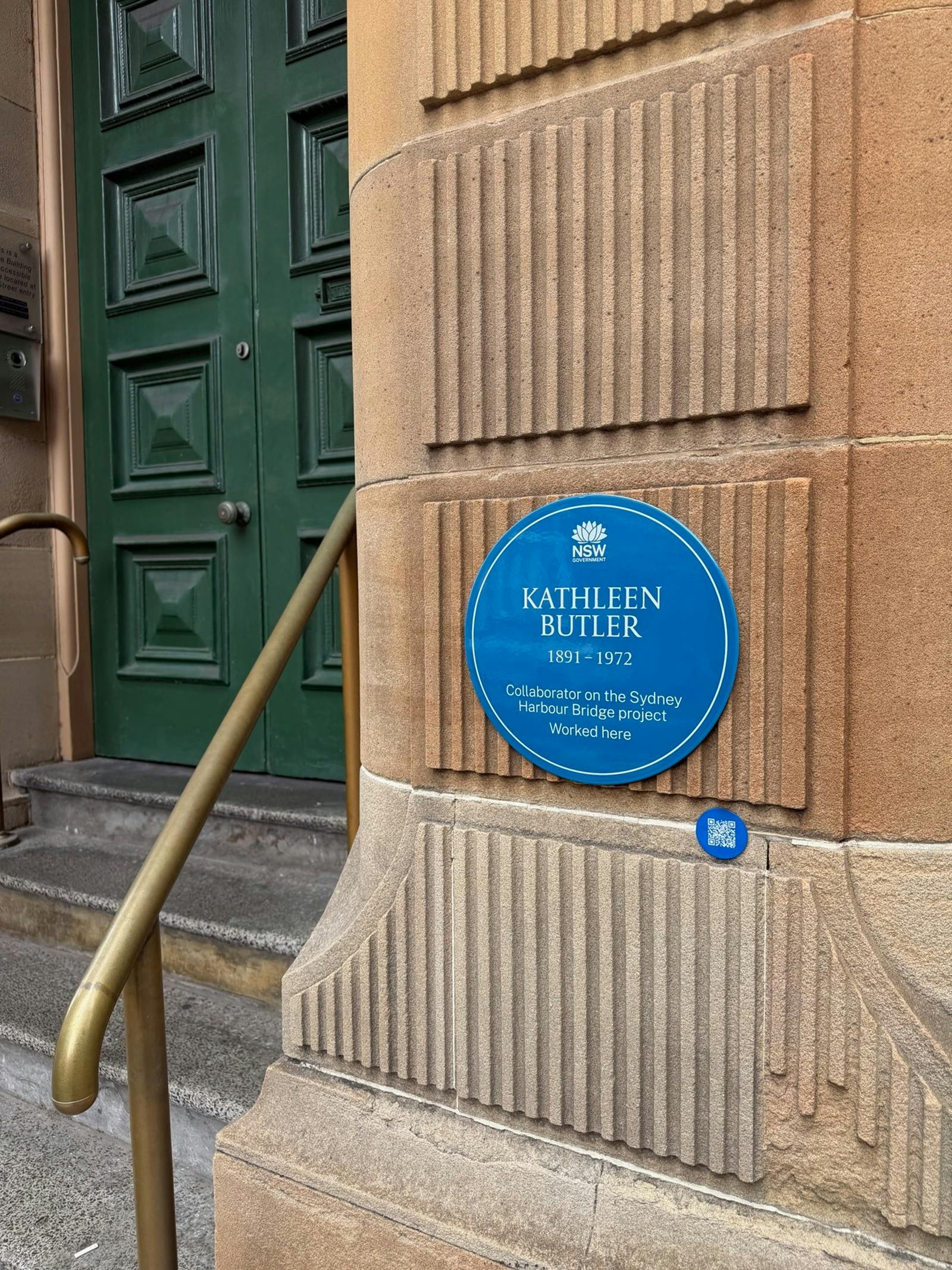 Kathleen Butler Blue Plaque