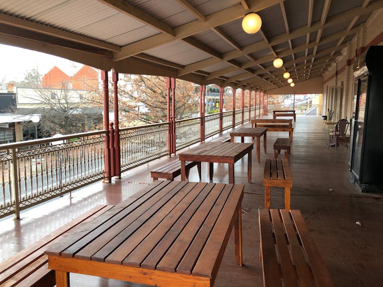 Royal Hotel Balcony