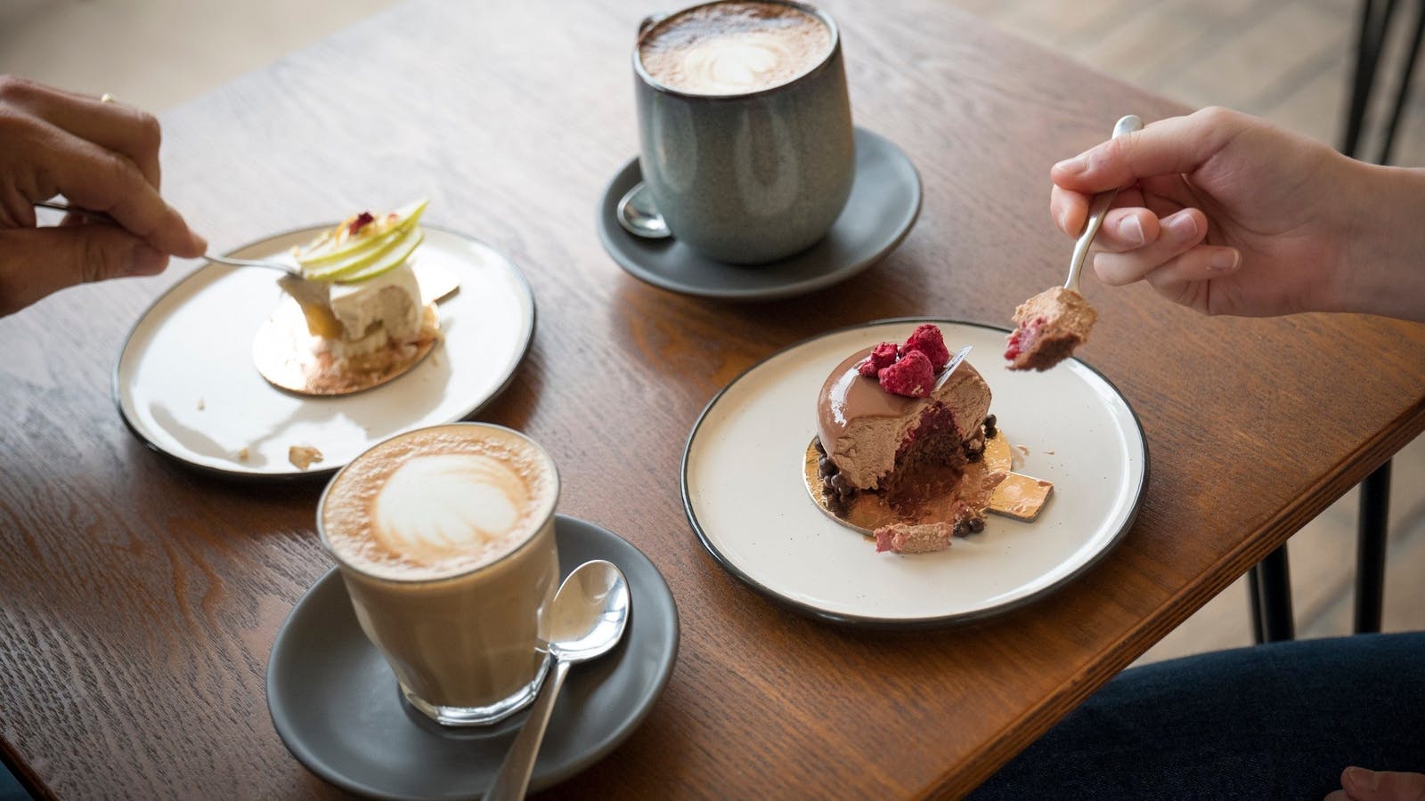 Icky Sticky Patisserie treats and your favourite blend of coffee