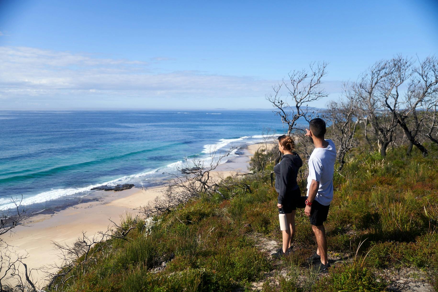 Lookout at South Pacific Heathland Walk