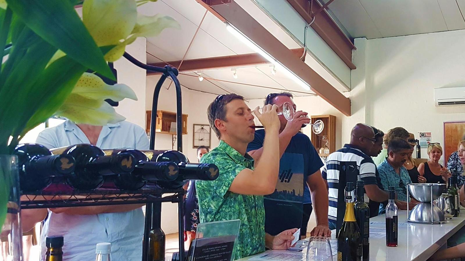 Tastes Of The Hunter Wine Tours - Wine tasting at the cellar door at Capercaillie wines