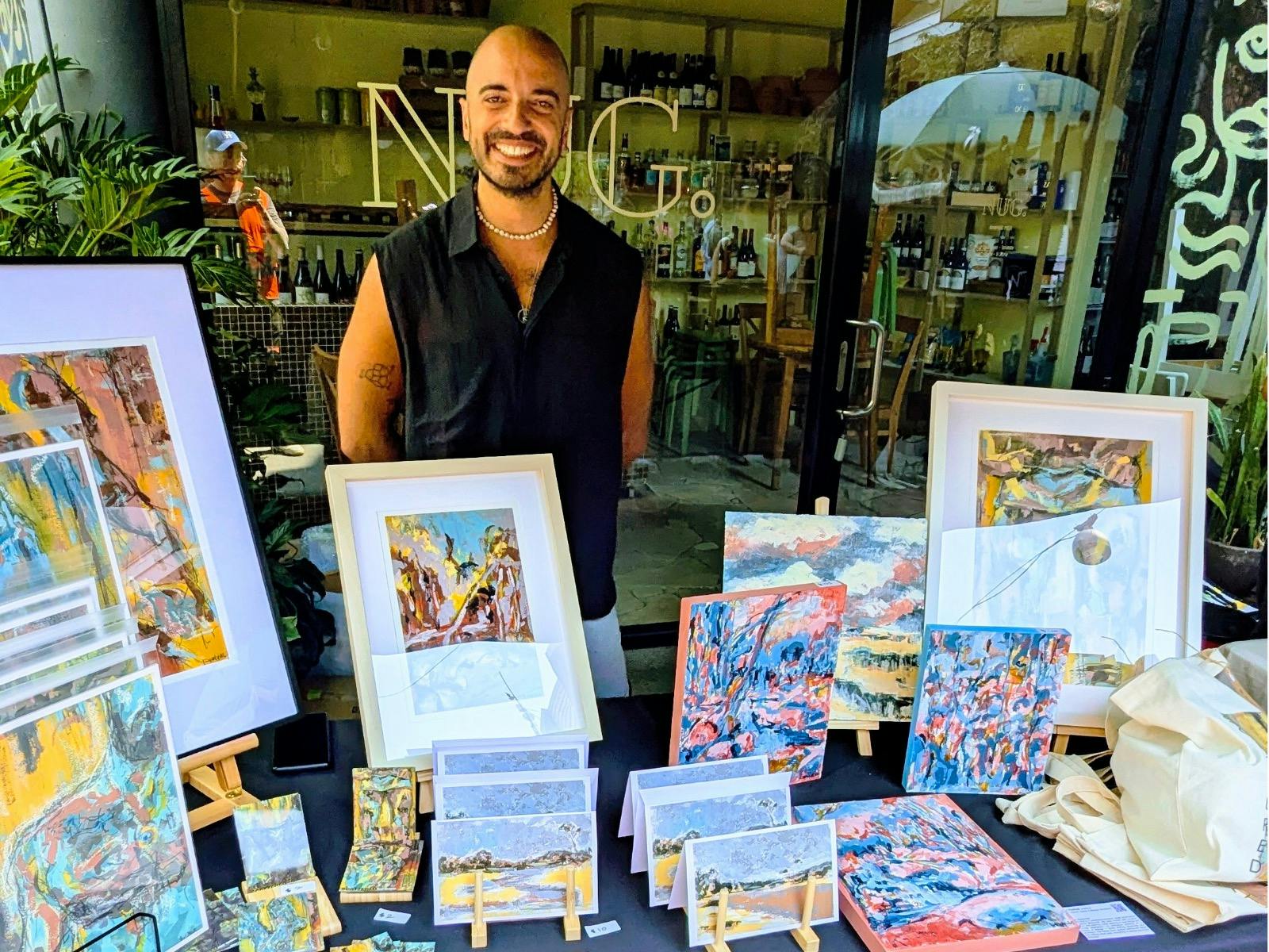 Market vendor at 2025 event
