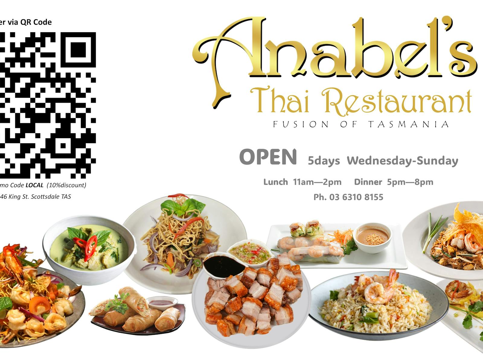 Thai Fusion Restaurant in Scottsdale Tasmania