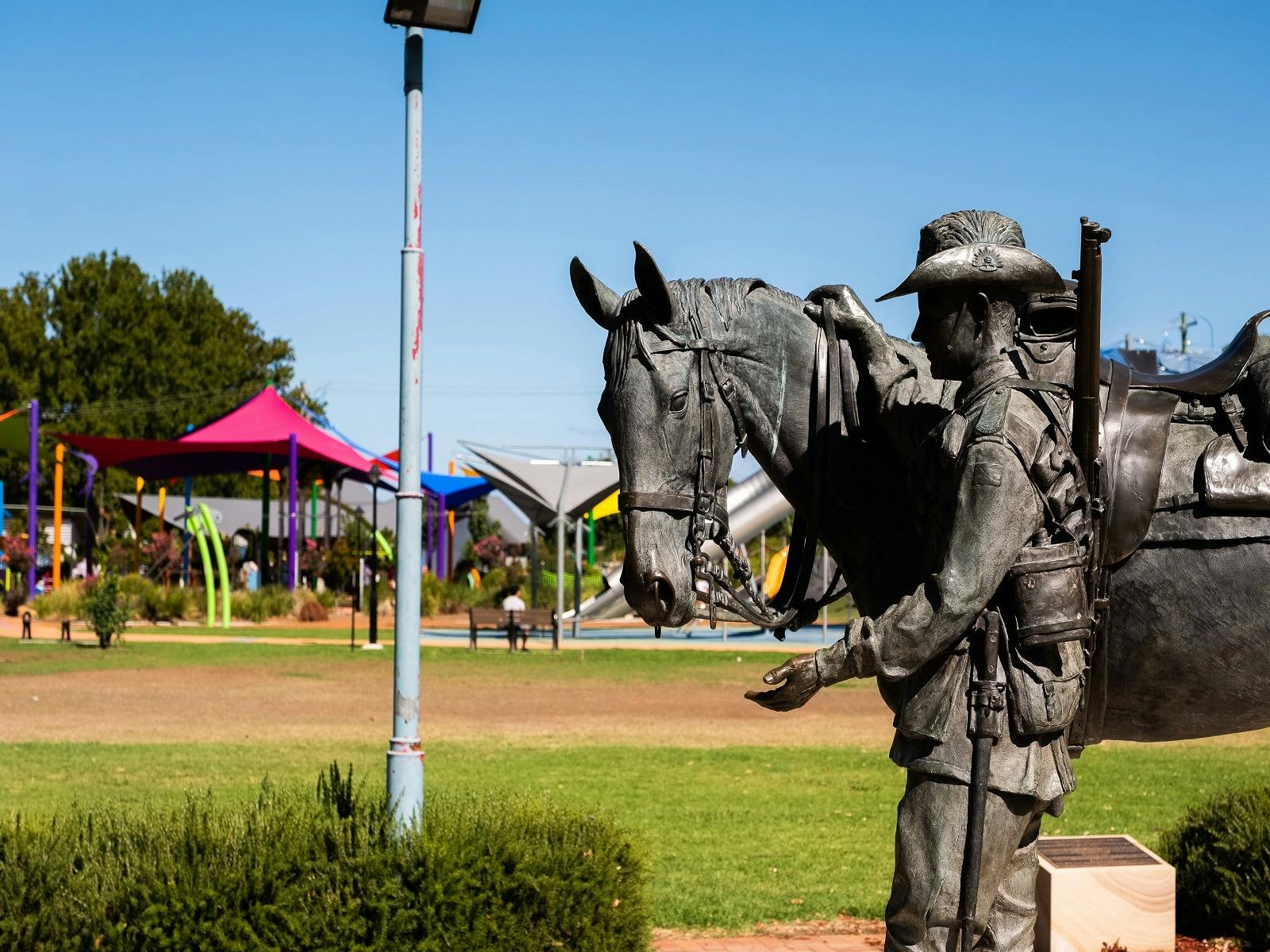 Photo of waler horse memorial