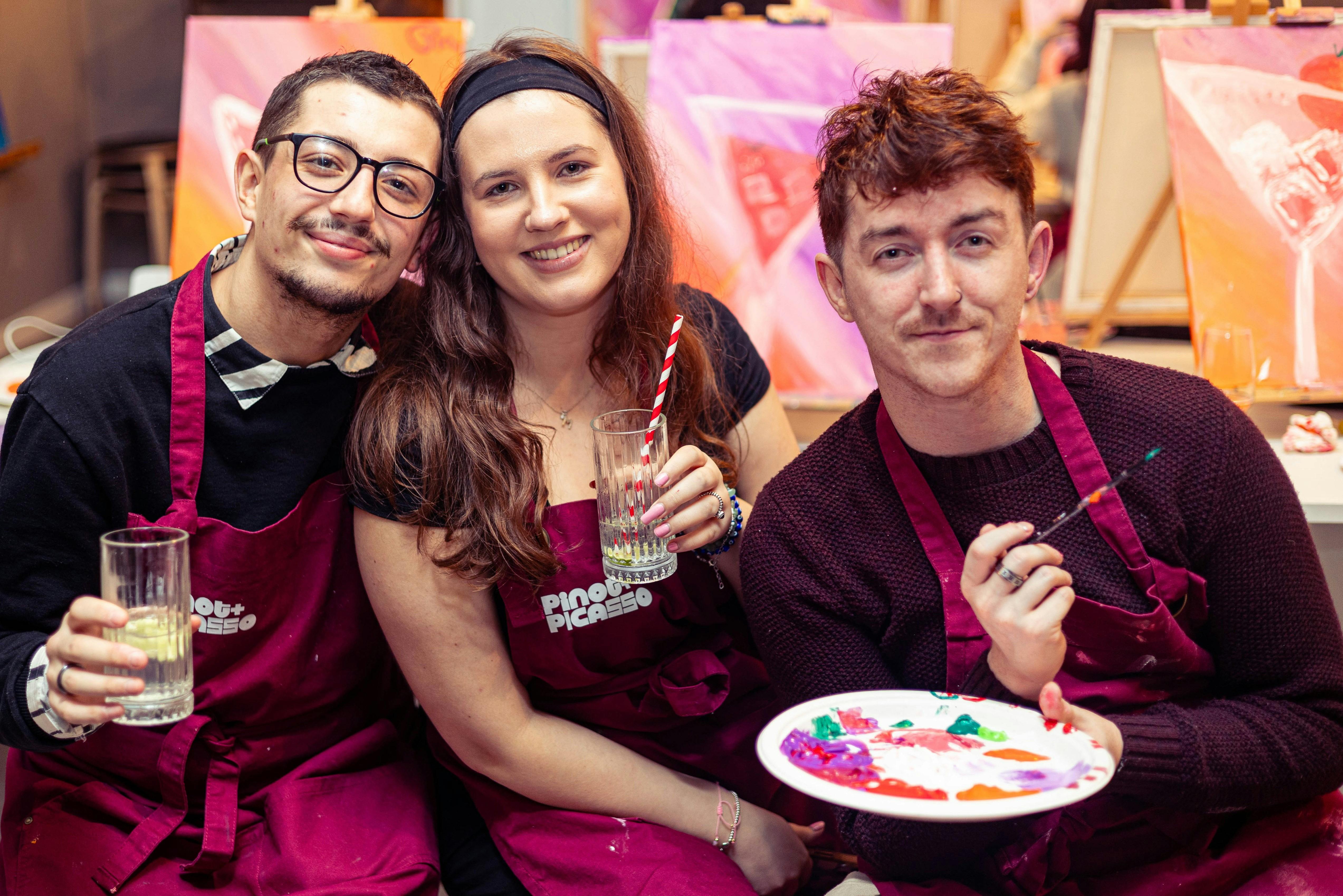 Guests smiling
