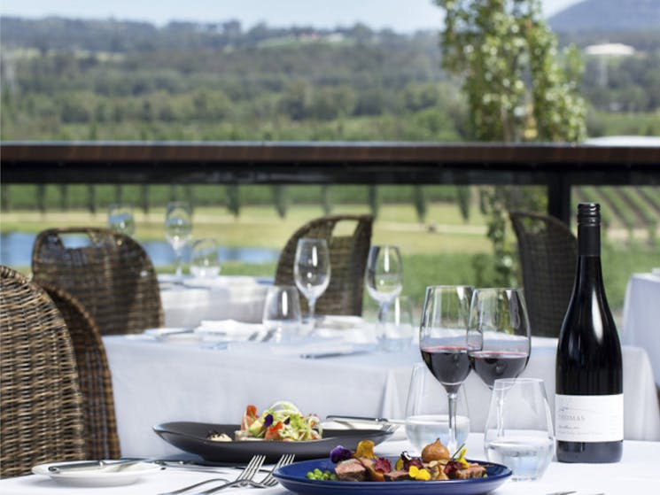 The Front Terrace of The Mill Restaurant Summer