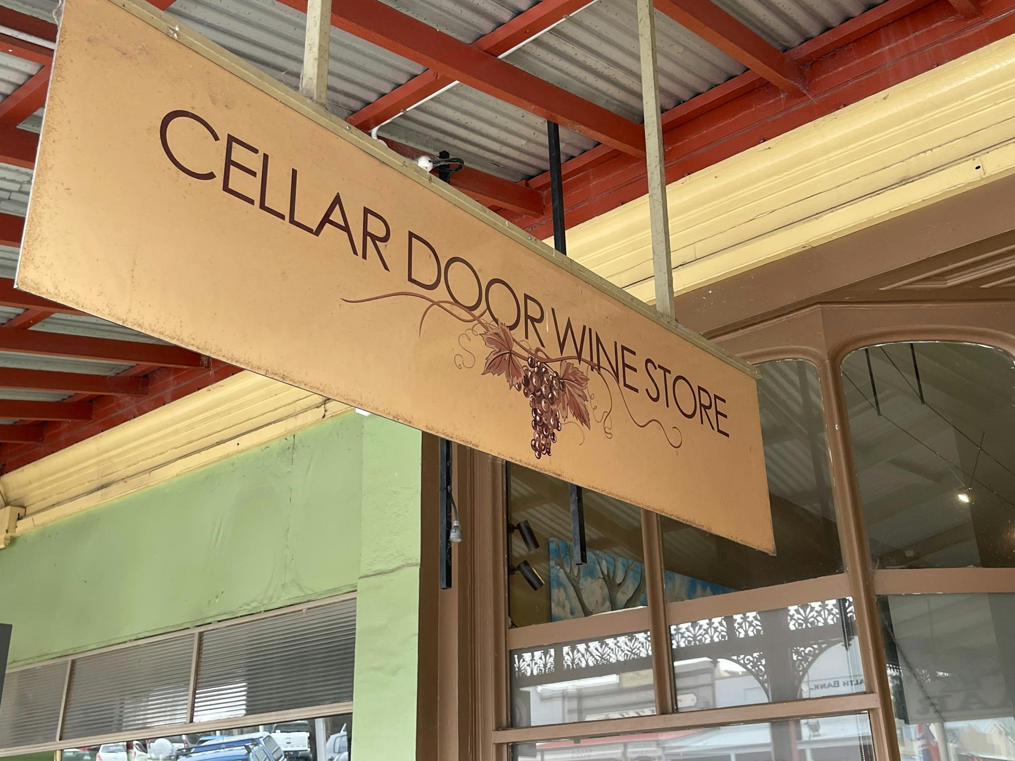 Cellar Door Wine Store on the main street of Beechworth