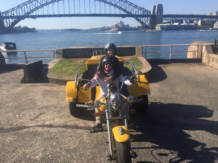 Harley trike tour, Sydney