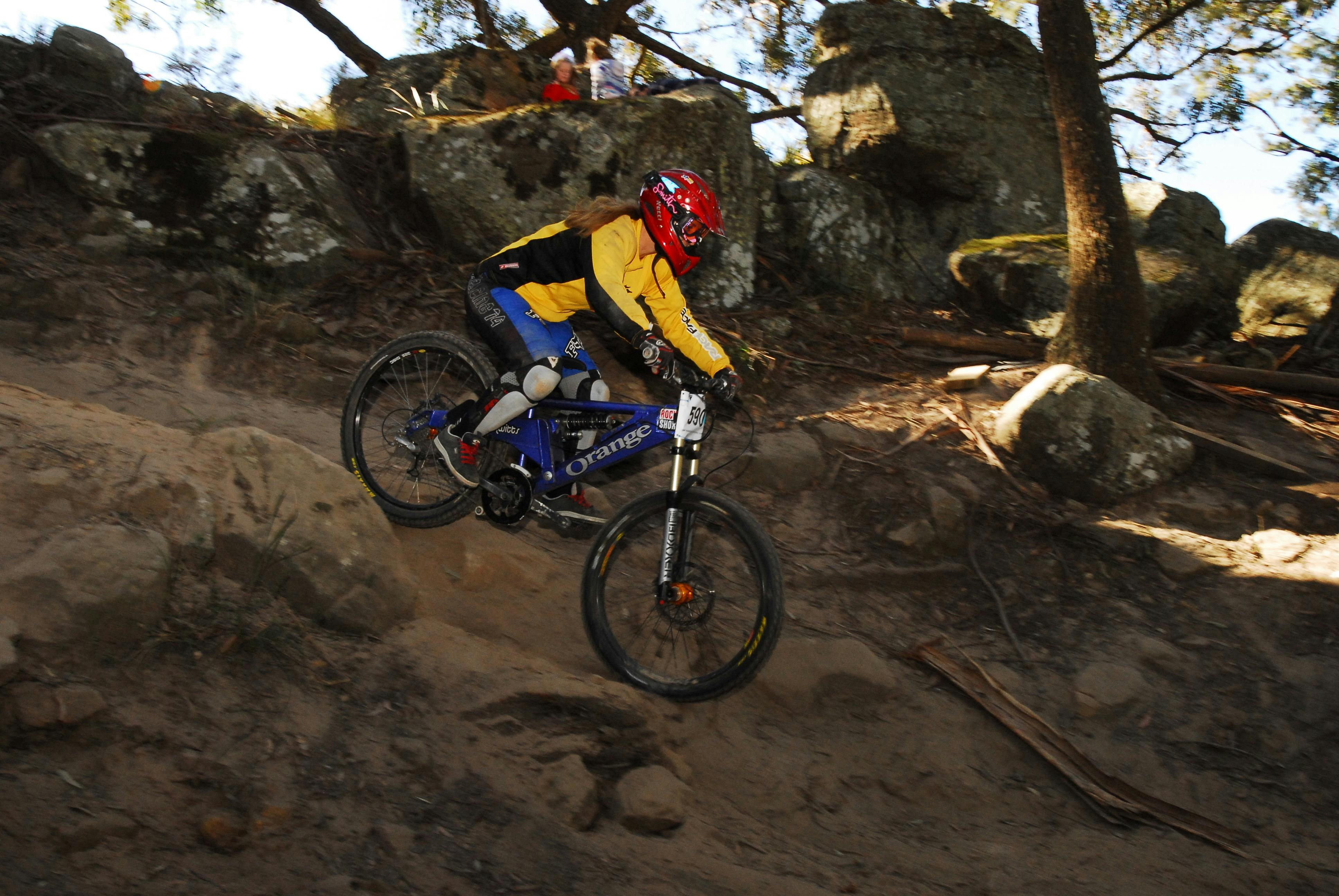 downhill Mountain Biking in Olney State Forest