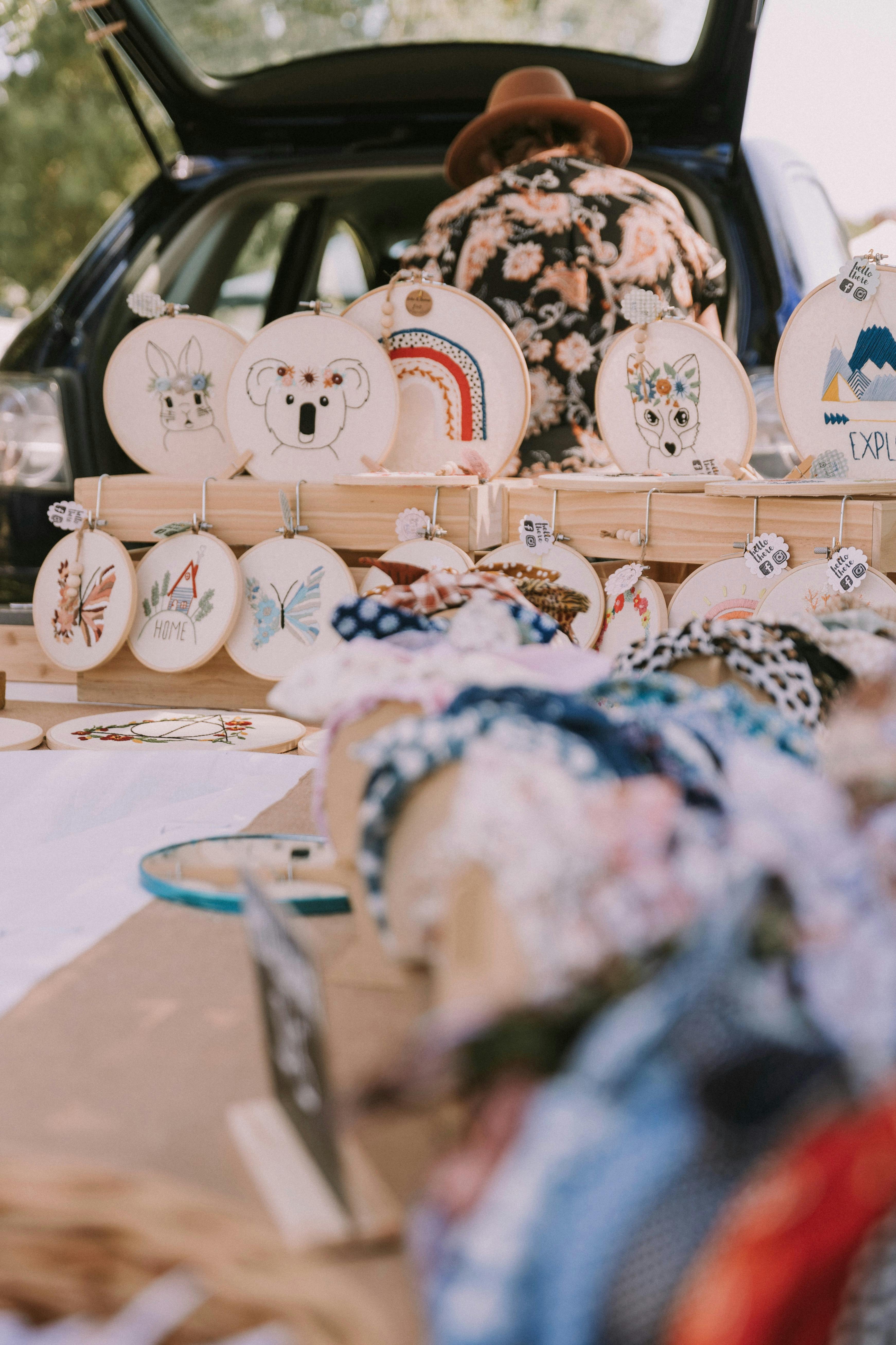 Stall at Yarra Glen Market