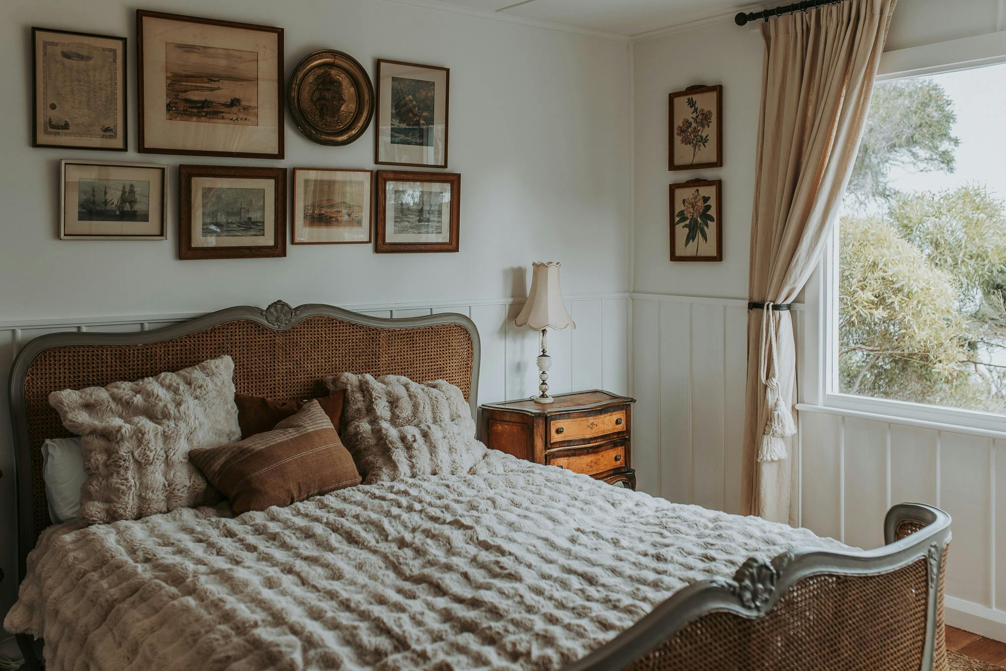 A gallery of vintage prints - maps, botanicals, and landscapes