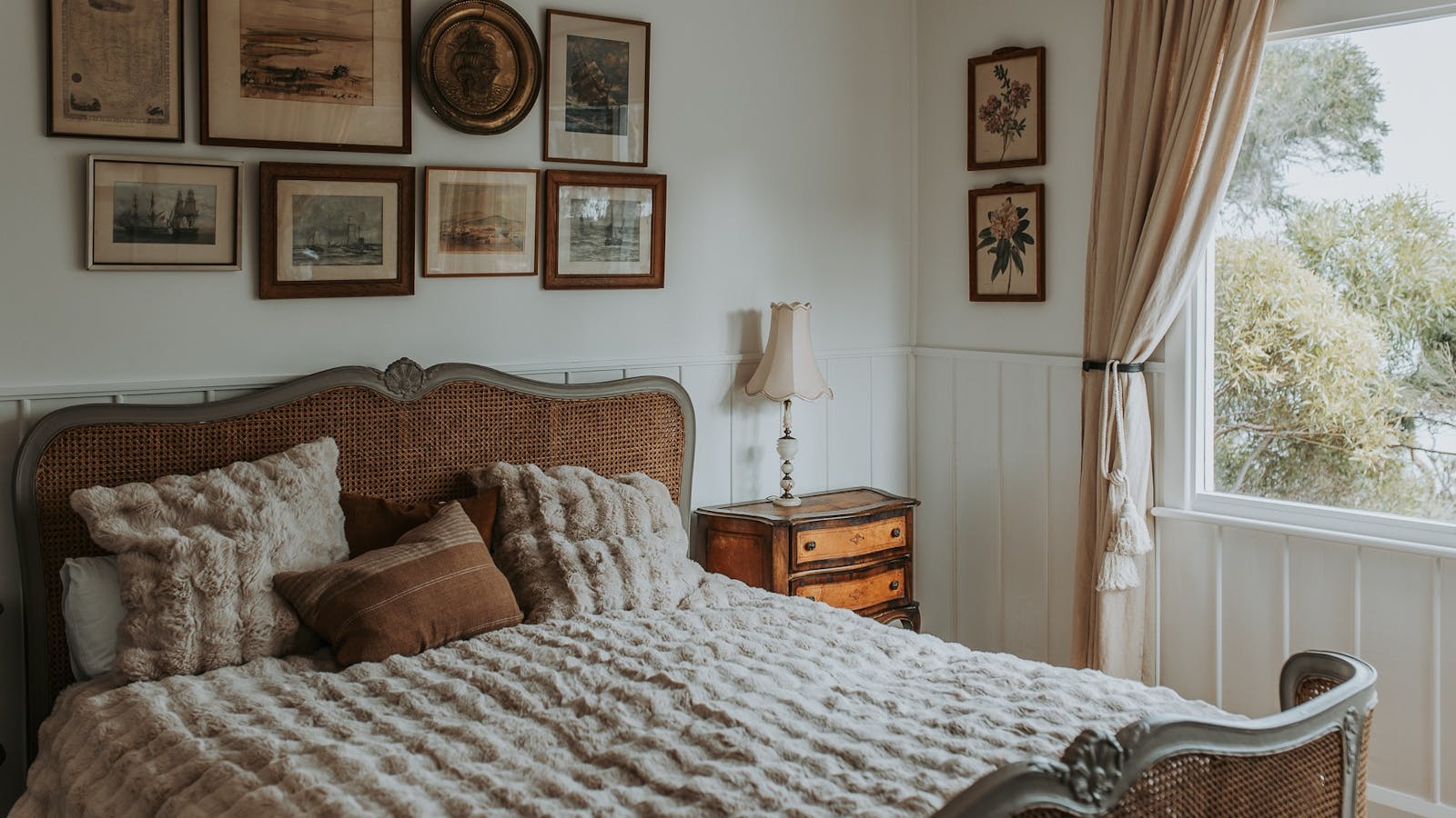 A gallery of vintage prints - maps, botanicals, and landscapes