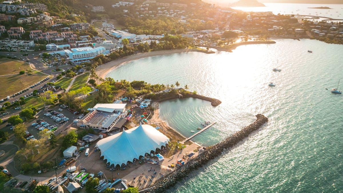 The festival right on the gateway to the reef.