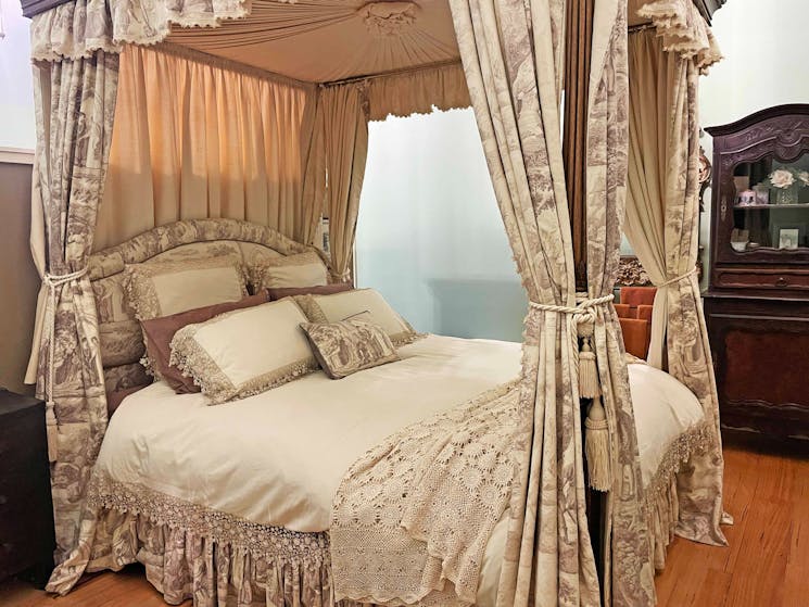 French Anitque Four Poster Bed