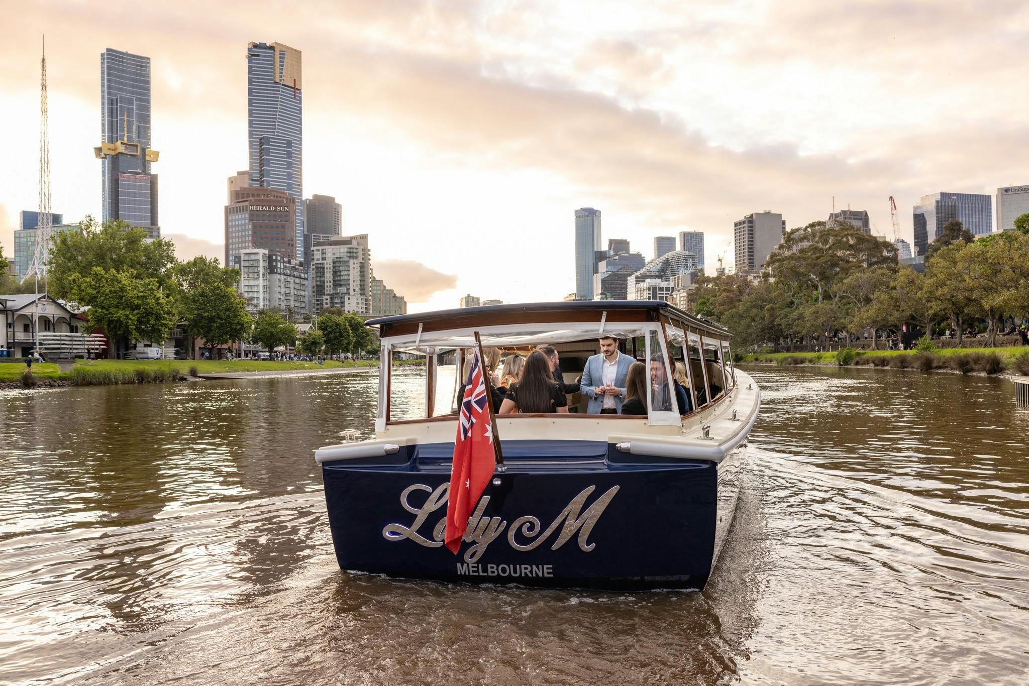 Luxury Yarra River Sunset Cruise - Public  1.5hr
