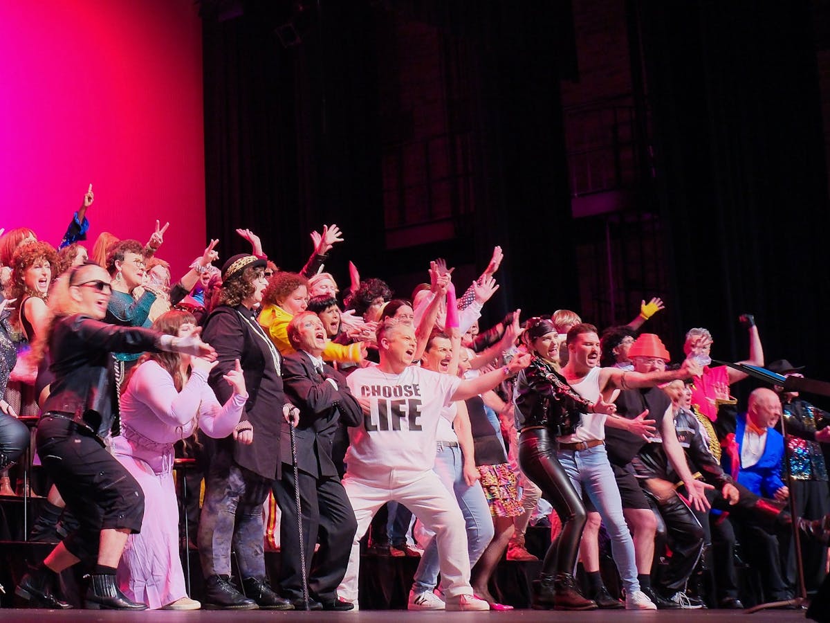 Performance image from concert 'Back to the 80s'