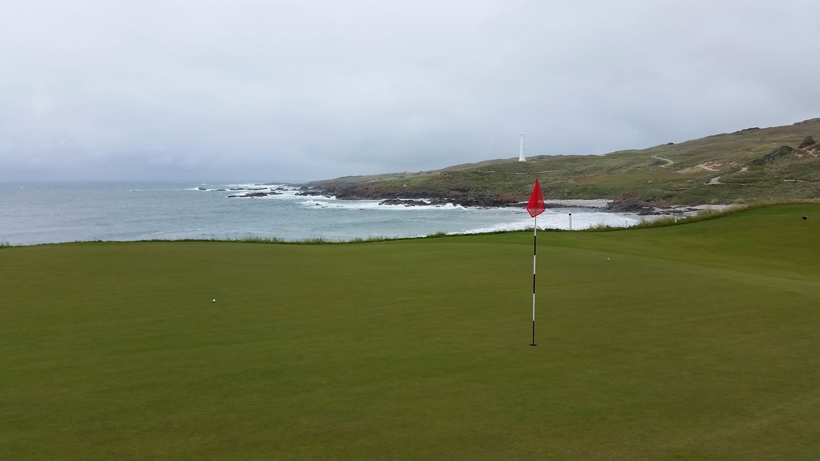 Cape Wickham, the spectacular new Golf Course on King Island. The scenery is breathtaking.