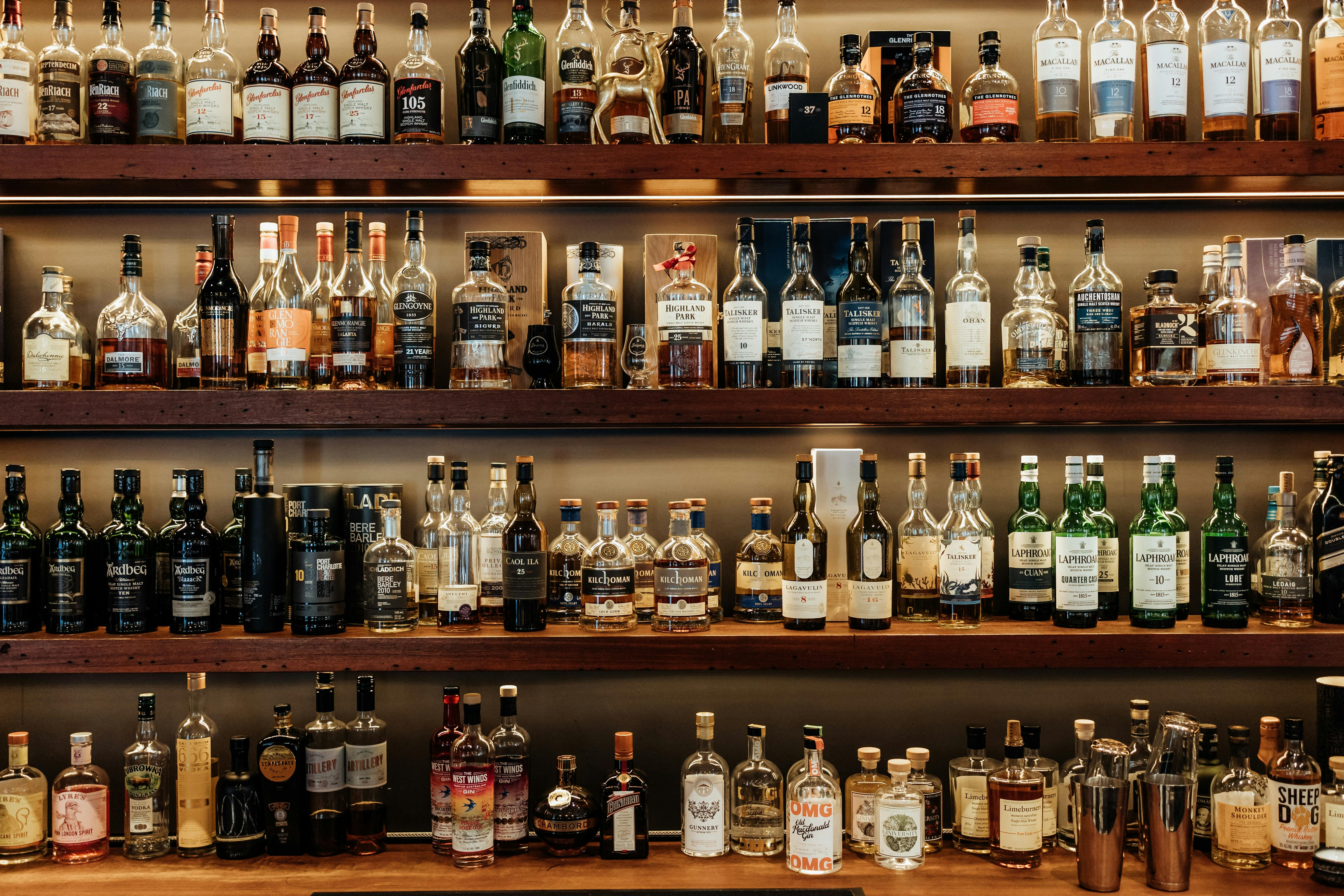 Scottish whisky from all the major regions