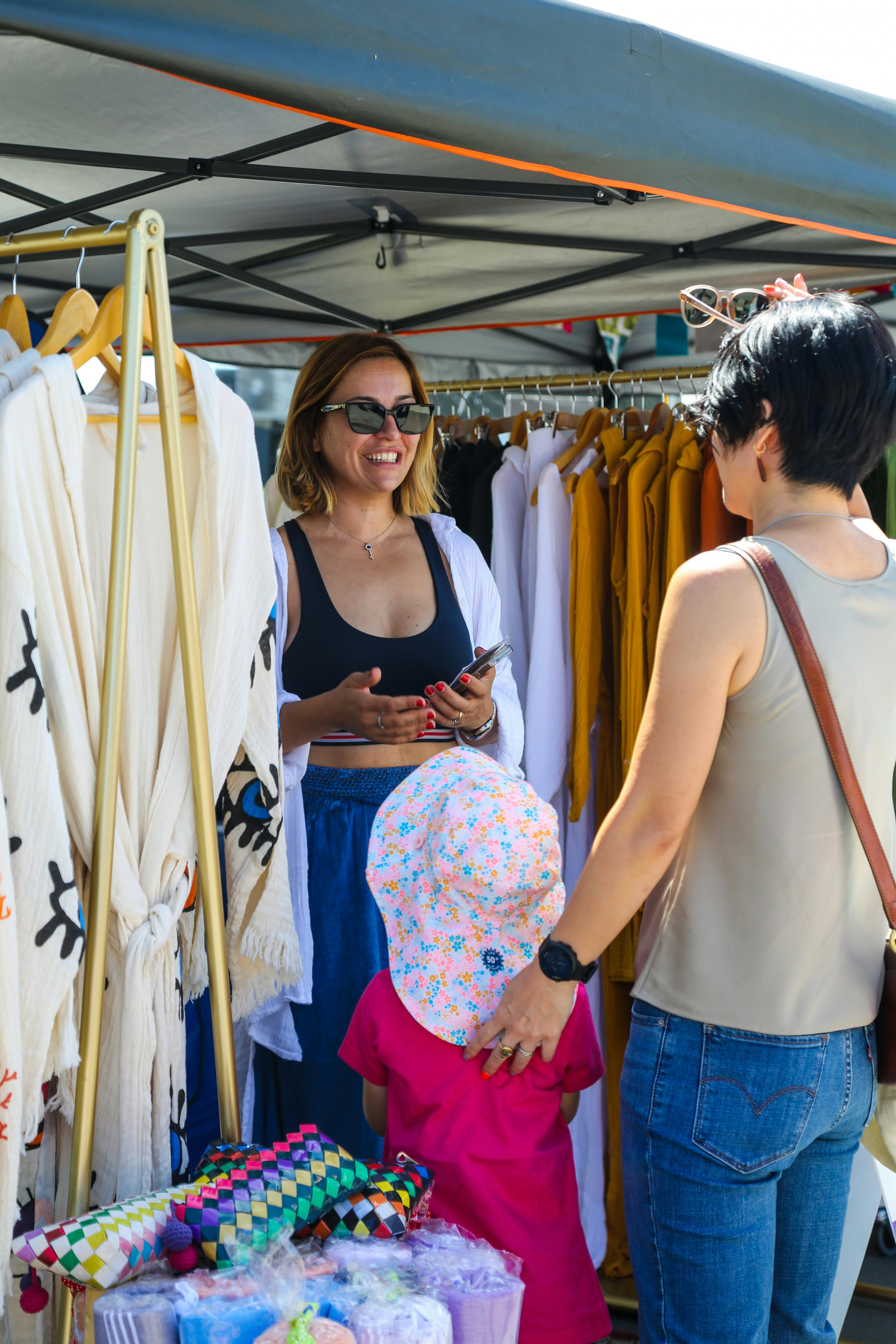Fashion Stallholder, Just Jas at The Little Burley Market