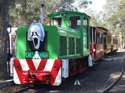 Spooky train at the Illawarra Light Railway Museum