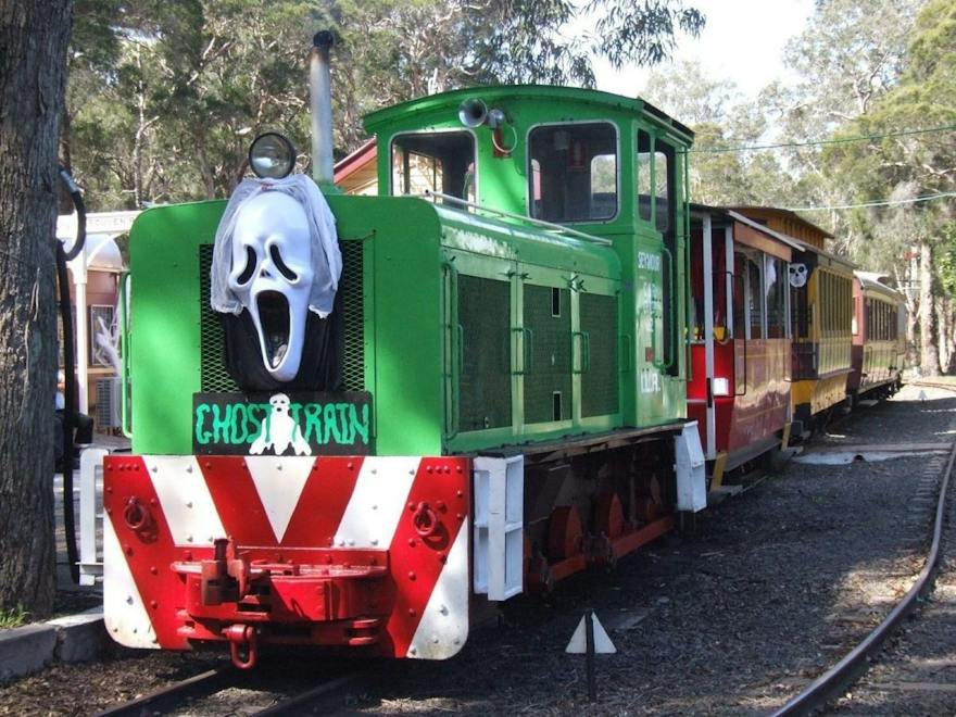 Spooky train at the Illawarra Light Railway Museum