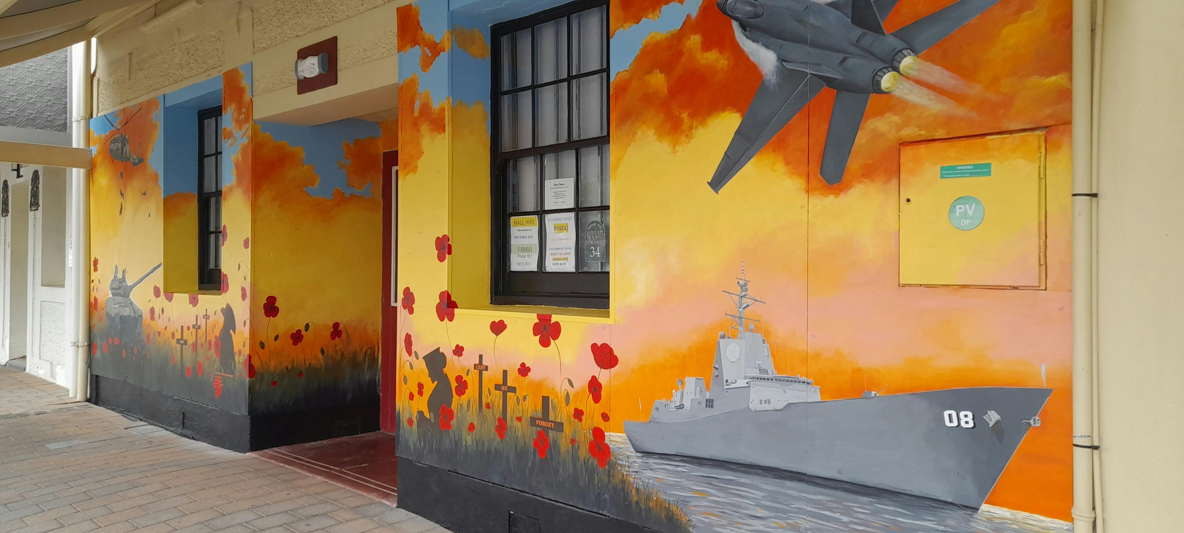 Mural RSL building , Moonta