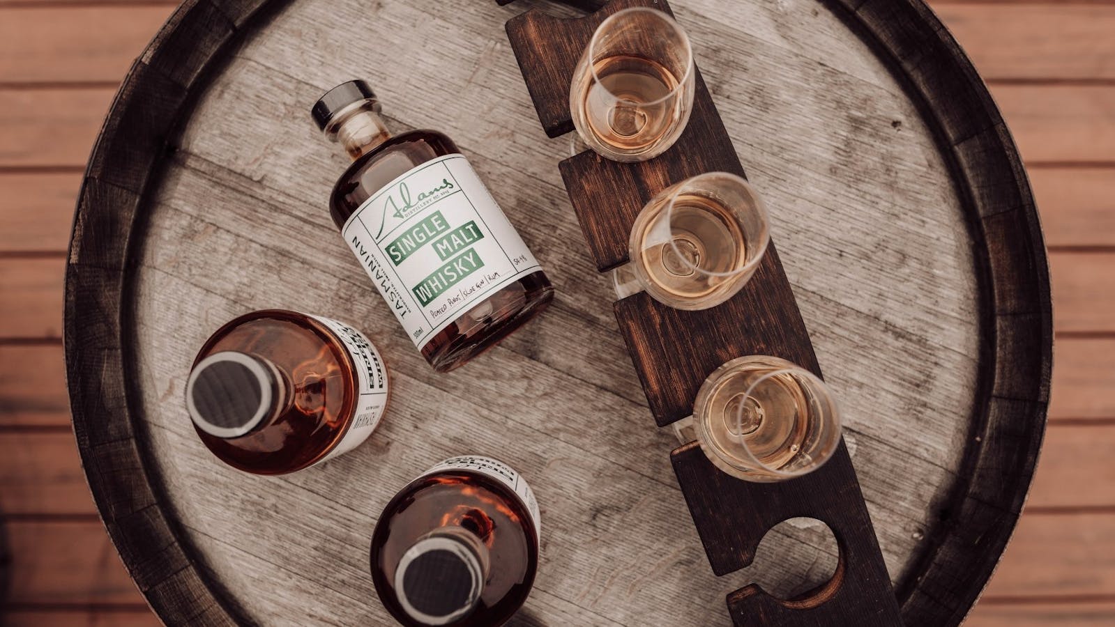 Adam's Distillery Whisky Tasting Flight