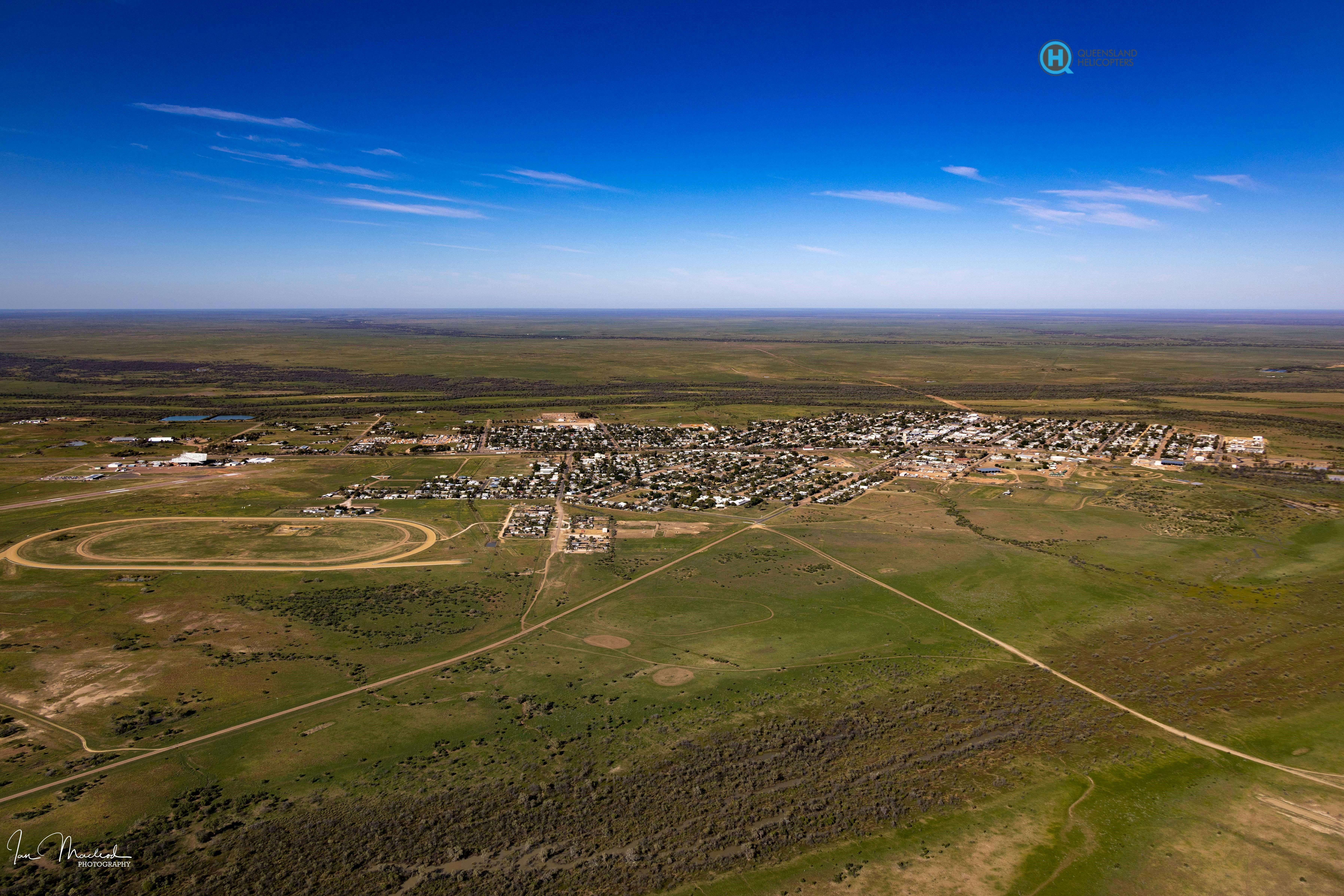 Longreach township from above
