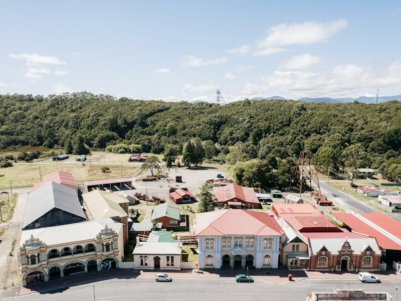 The complex that is host to the West Coast Heritage & Minerals Fair