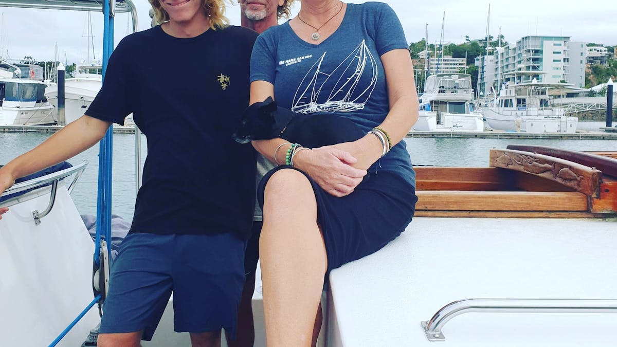 Stu, Lisa, Fletcher & Boatdog Coco