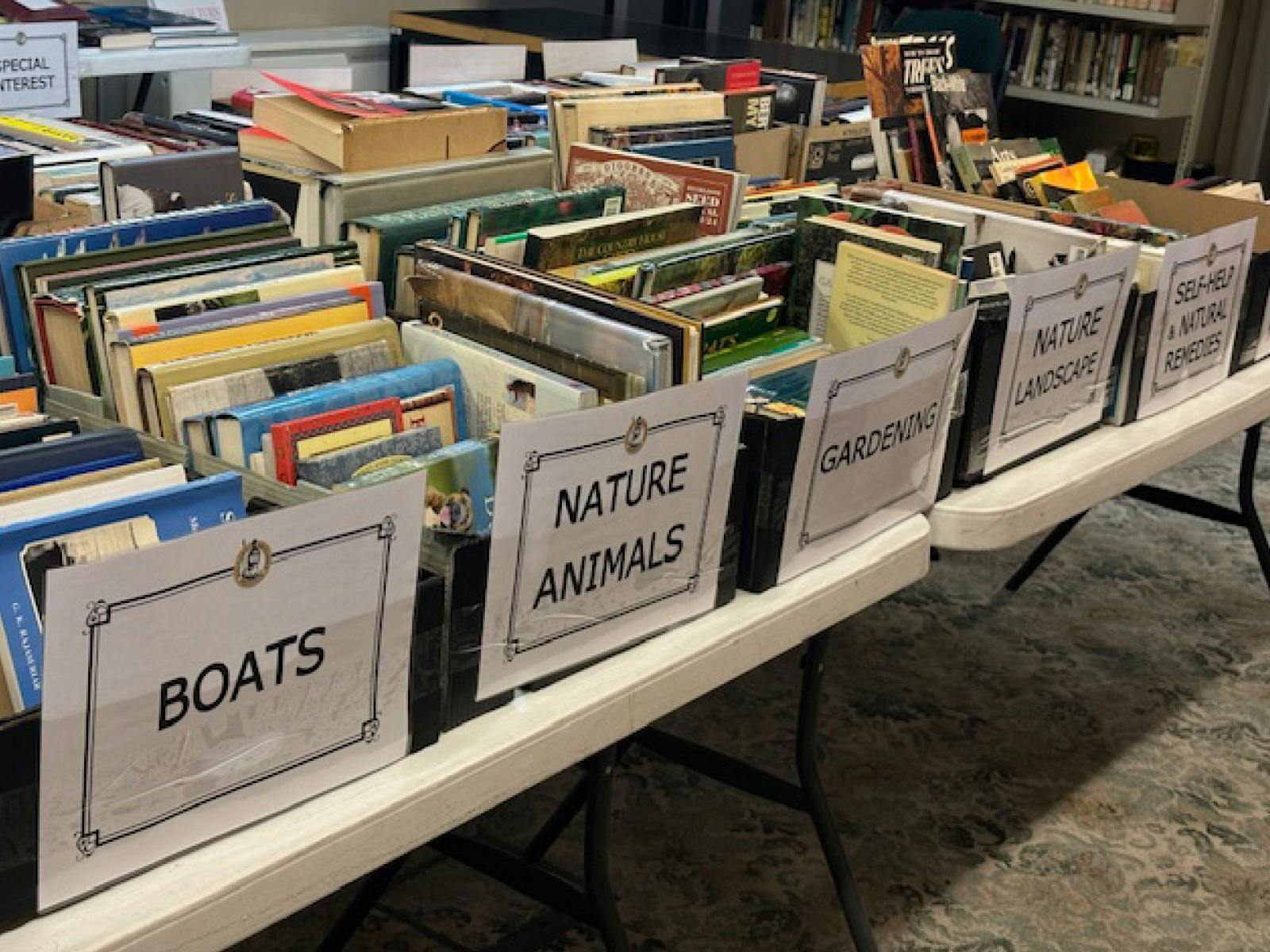 categorised books for sale