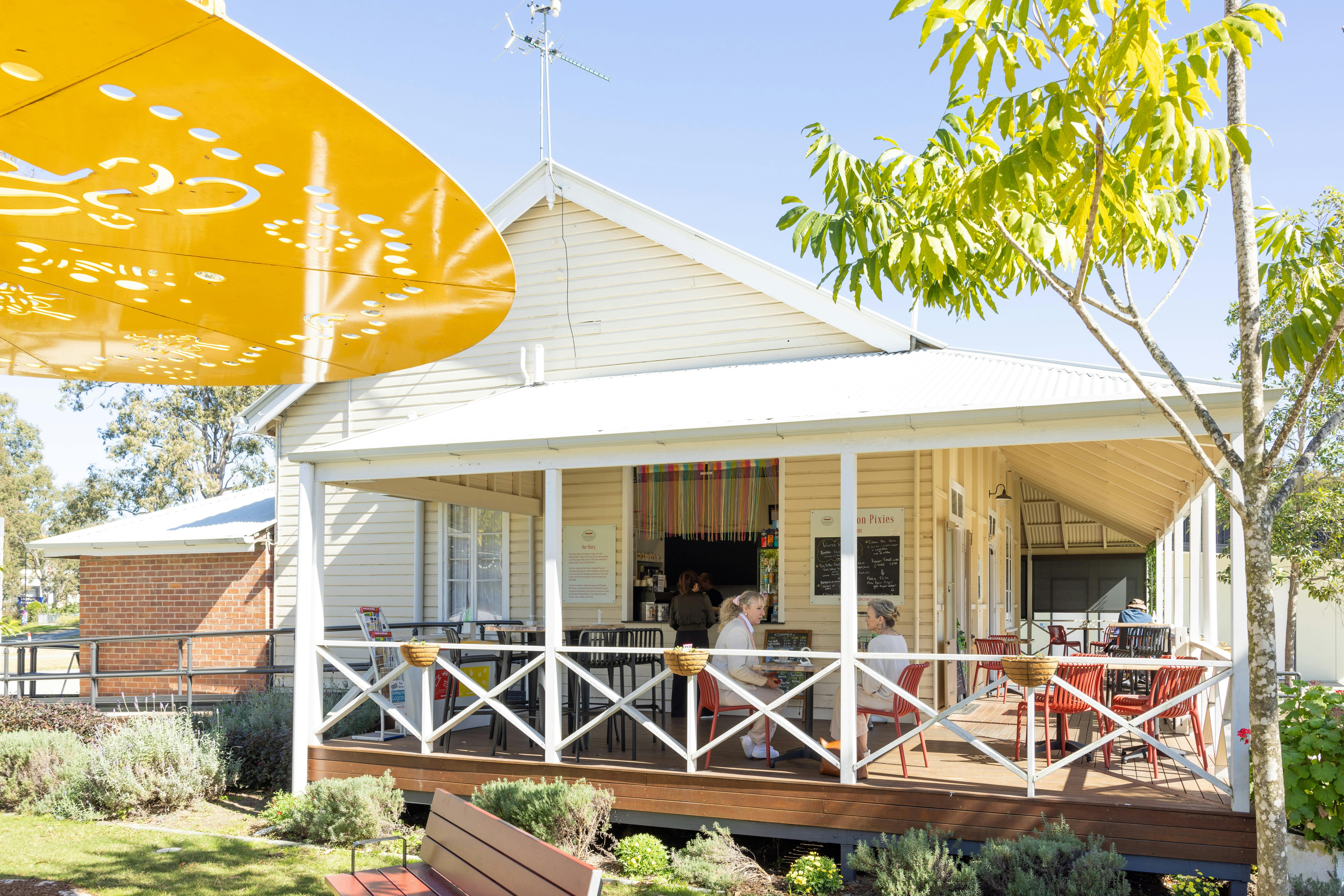 Coffee on the verandah