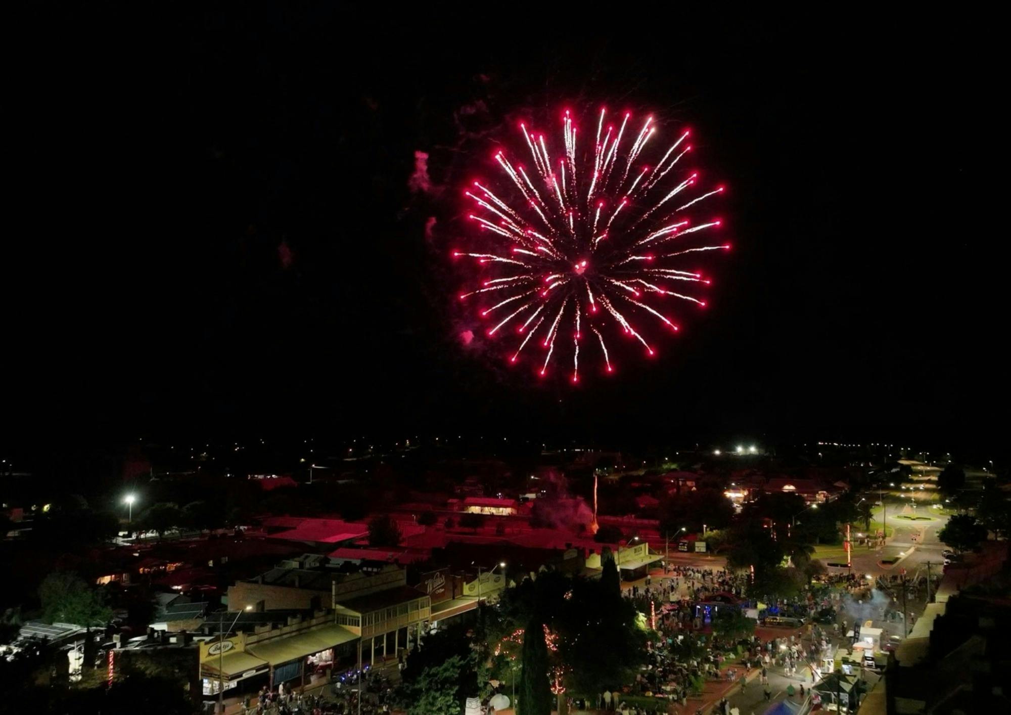 Silvester-Straßenparty in Coolamon