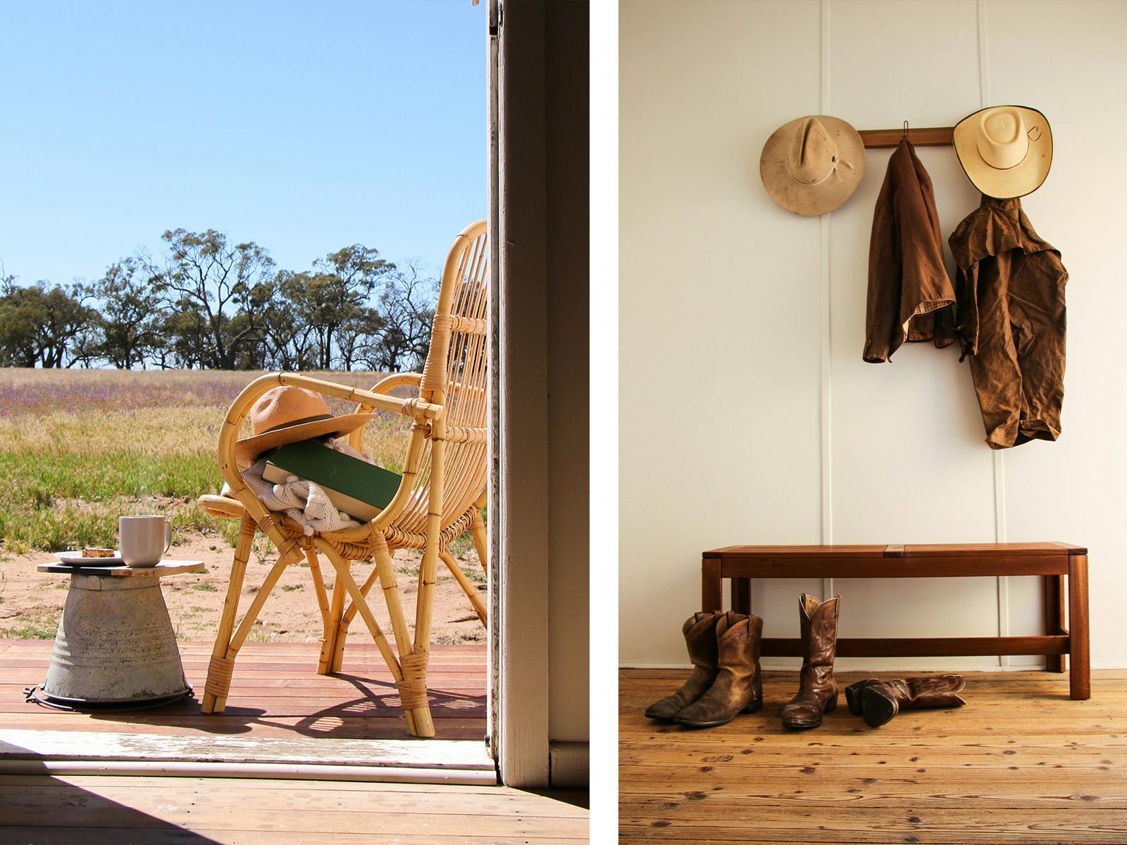 Relax with smoko from the cooks house at North Bundy Station Stay