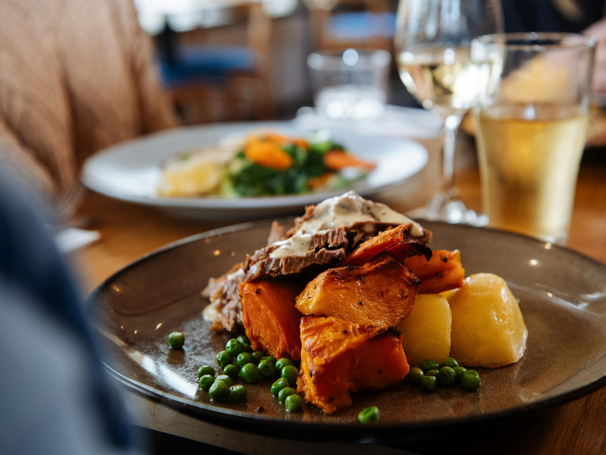 A plate of food