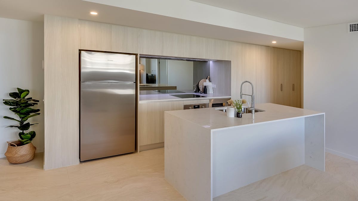 Kitchen 2 Bedroom Apartment