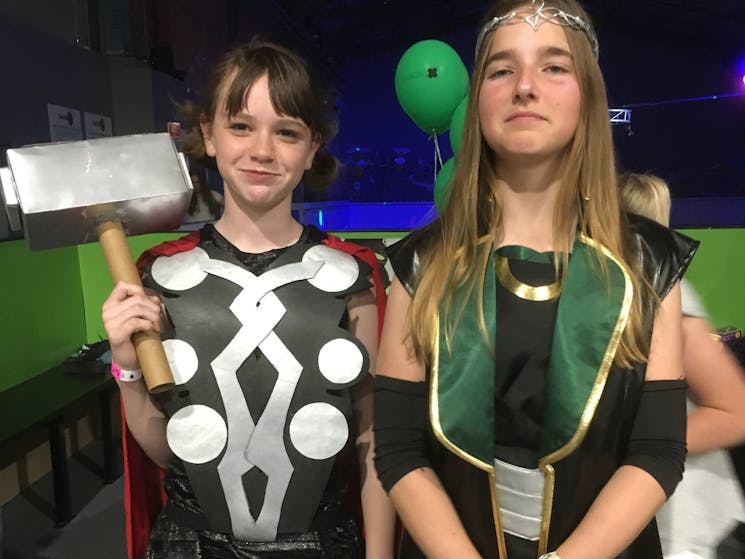 Superhero's Loki and Thor Visit Planet X