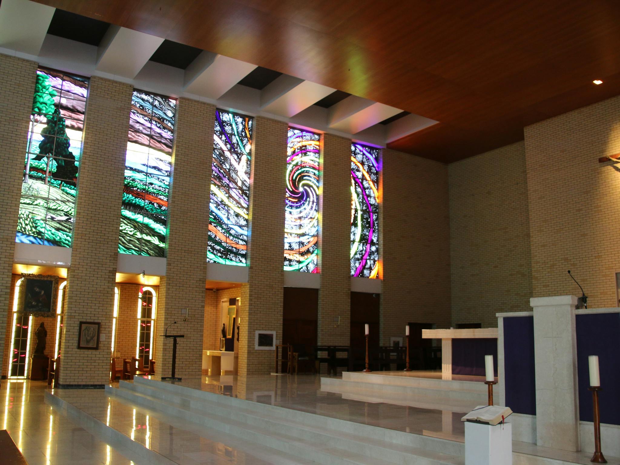 Creation Stained Glass Window
