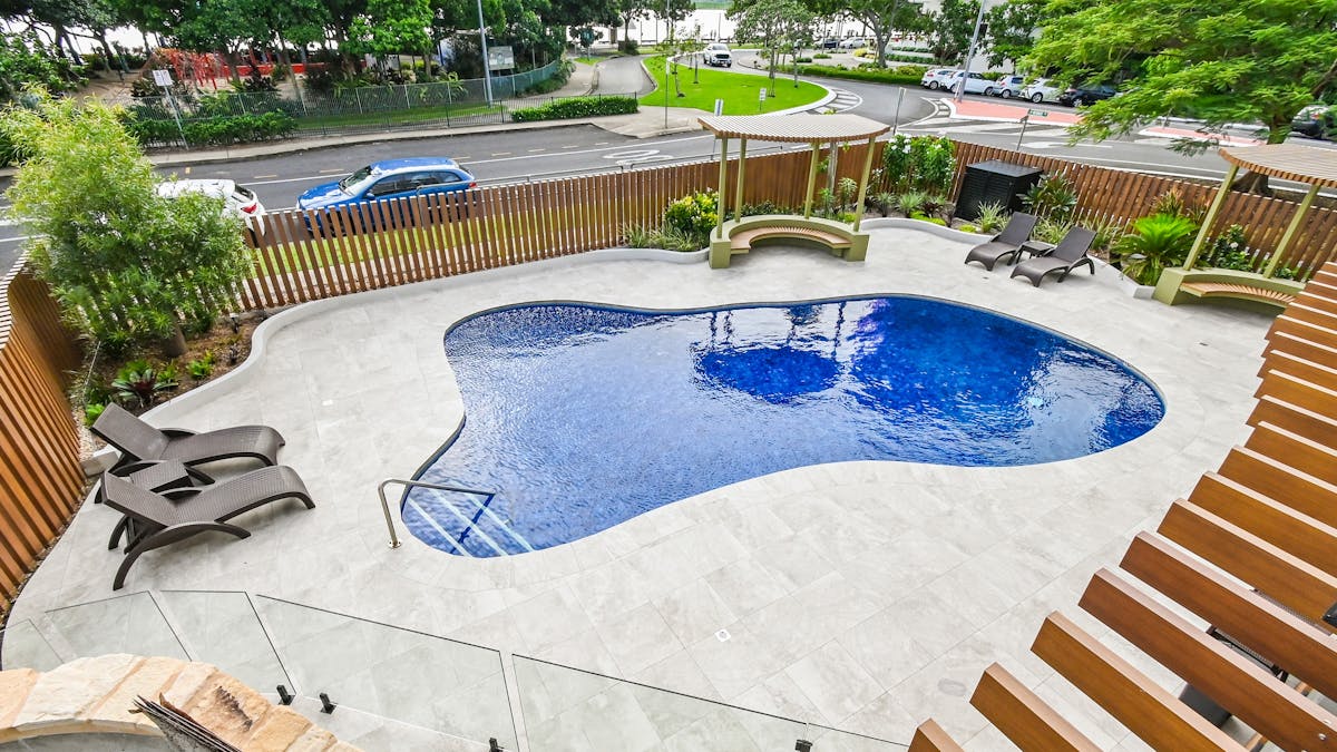 Refurbished Pool Area
