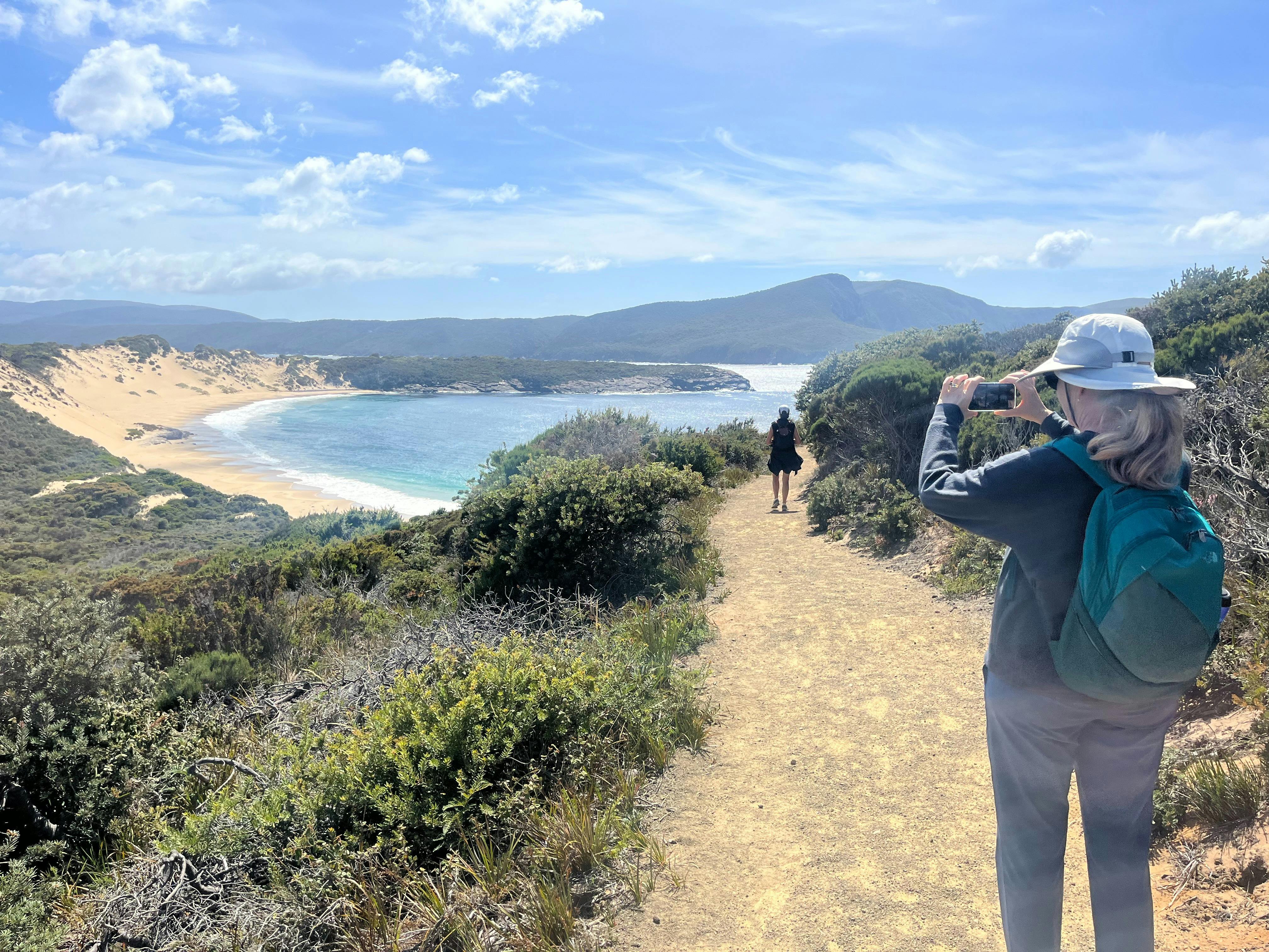 Stunning views, water, and blue sky!