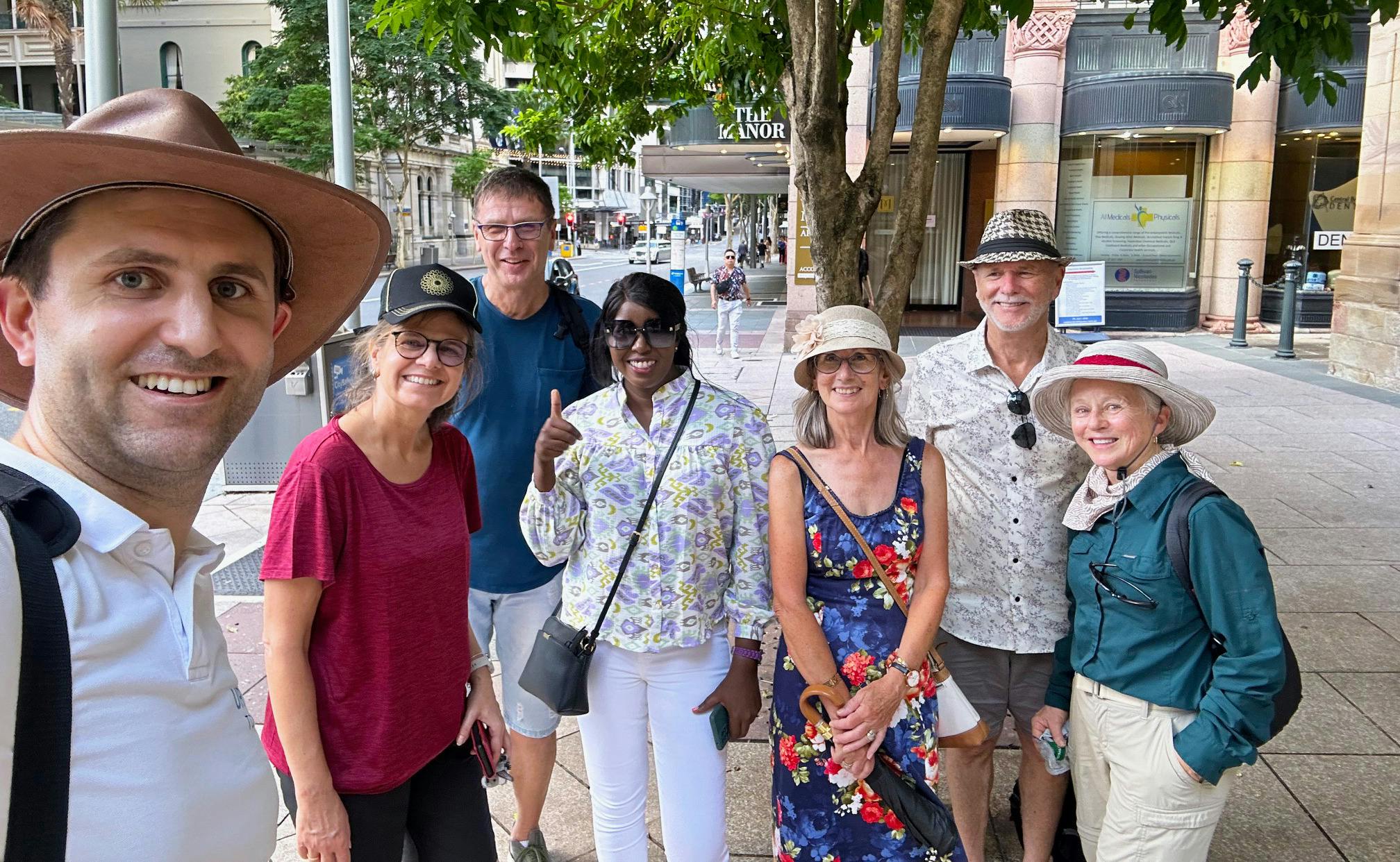 Group of people on a tour