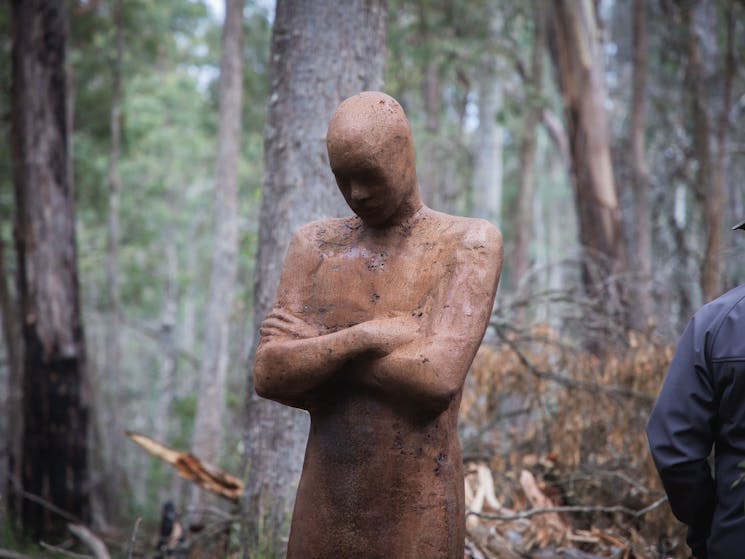 Sculpture at Pilot Hill Arboretum