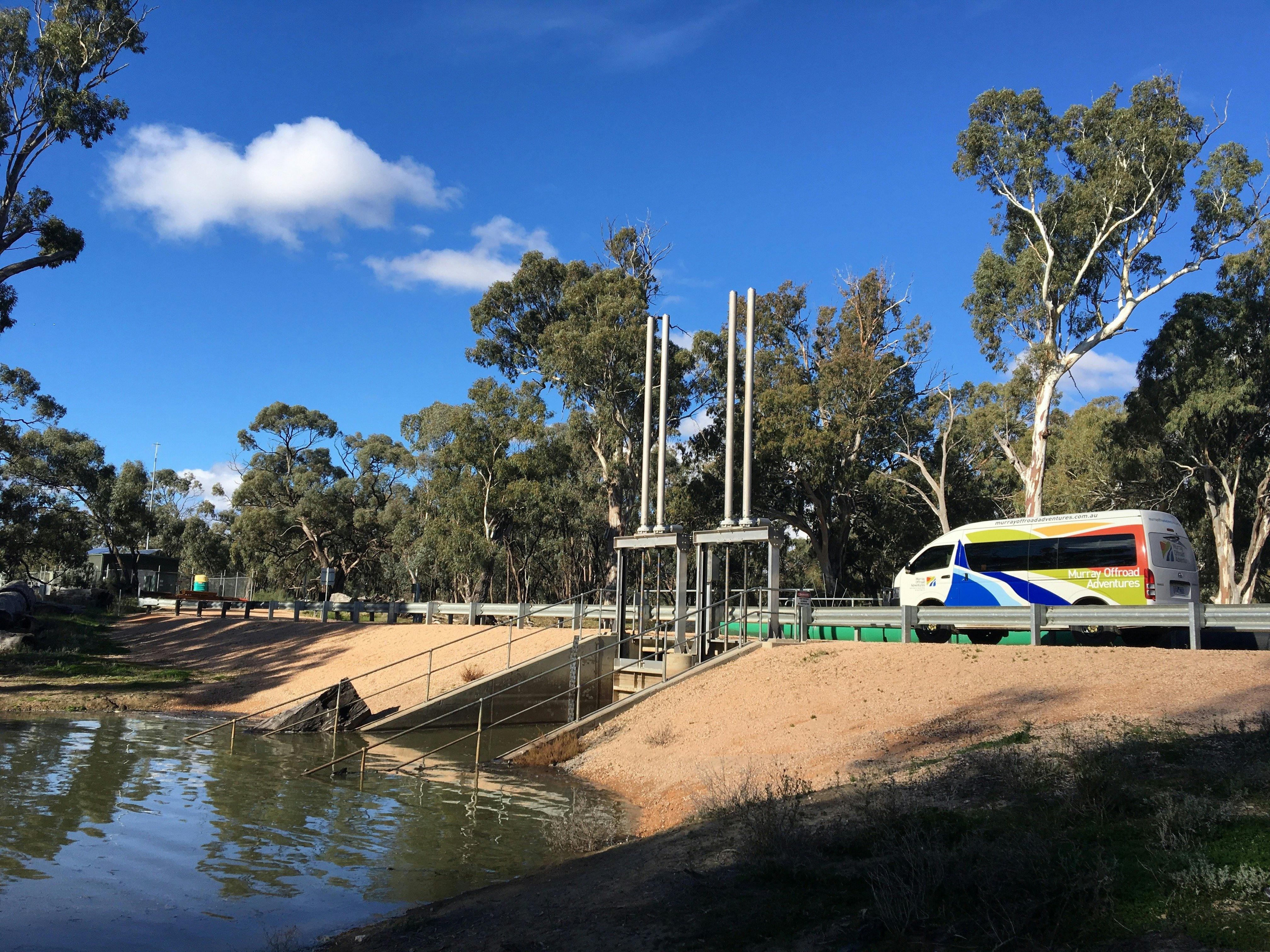 Regulator is part of the Environmental water delivery, returning landscape to pre river regulation